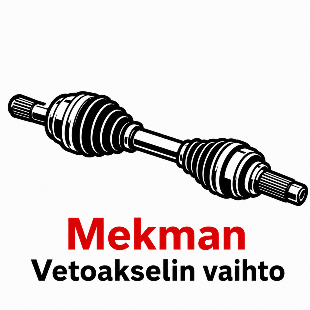Mekman vetoakselin vaihto